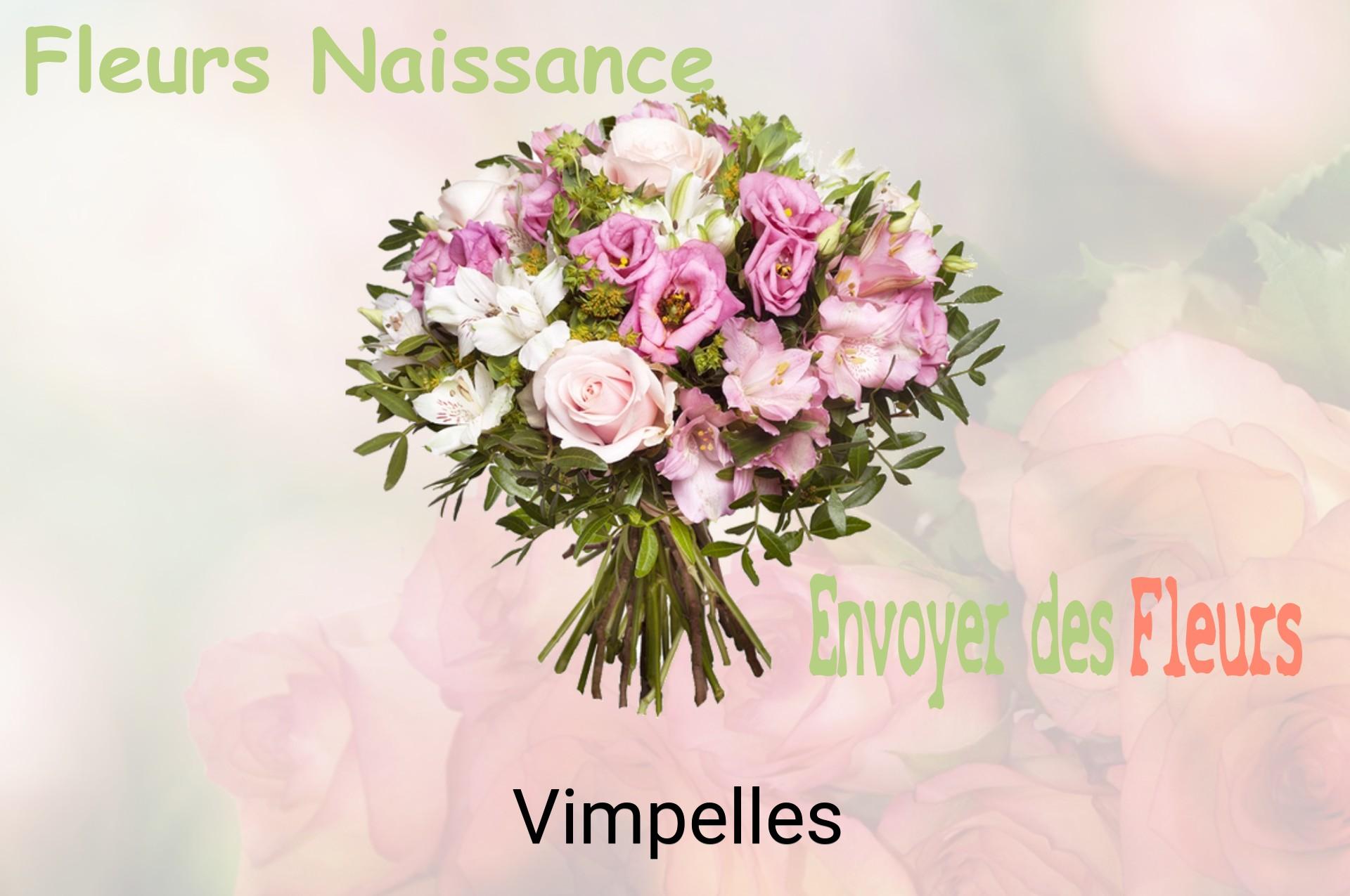Bouquet de fleurs de naissance livré à Vimpelles